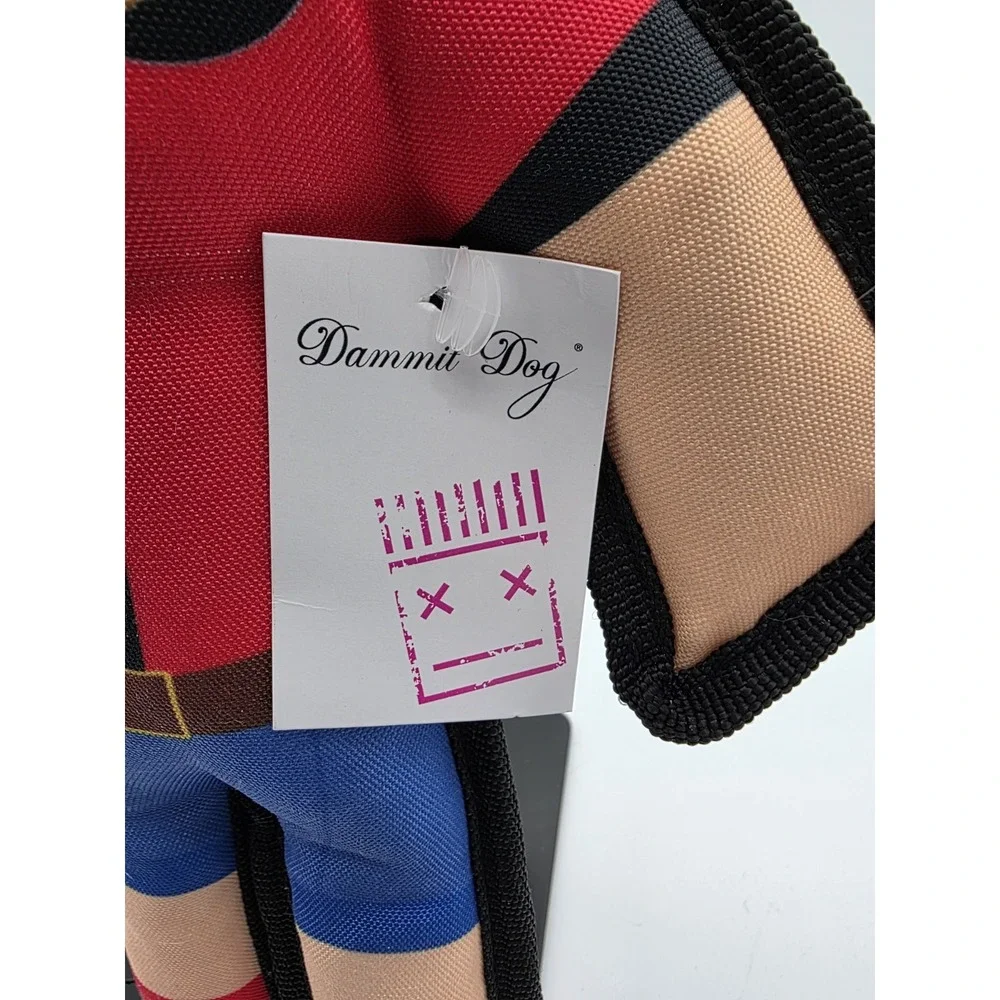 Dammit‎ Dog Toy Pizza Delivery Driver Stuffed Toy New With Tags #0130